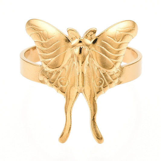 Moth Ring Gold