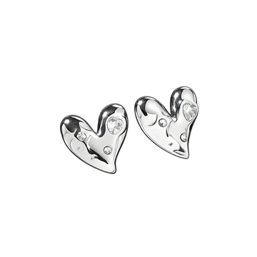 Funky Heart Studs