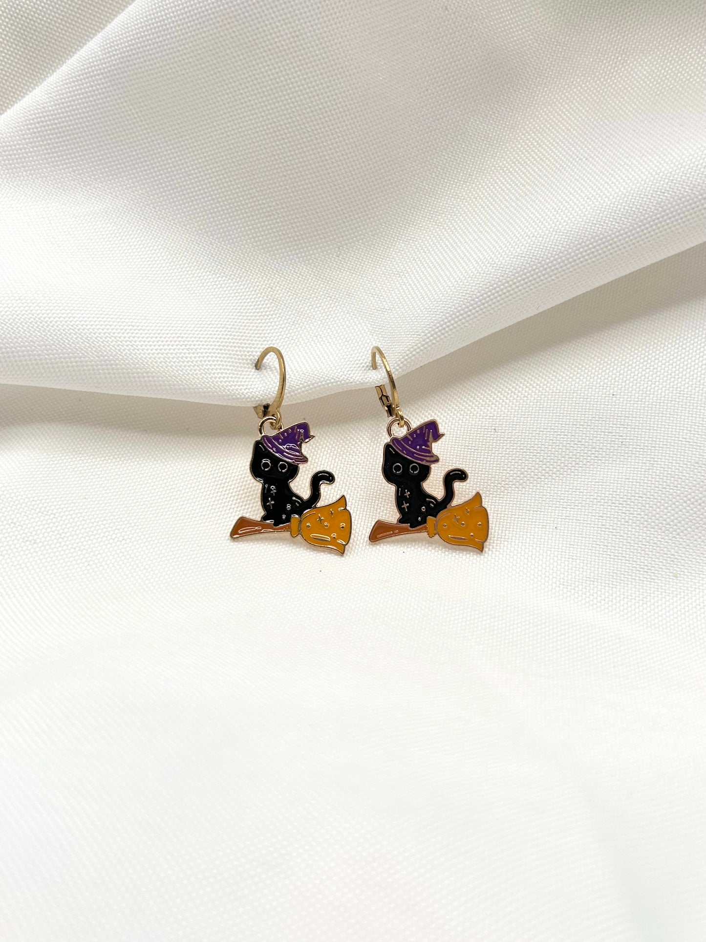 Witchy Cat Earrings