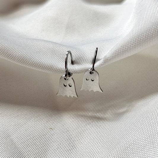 Spooky Earrings Silver