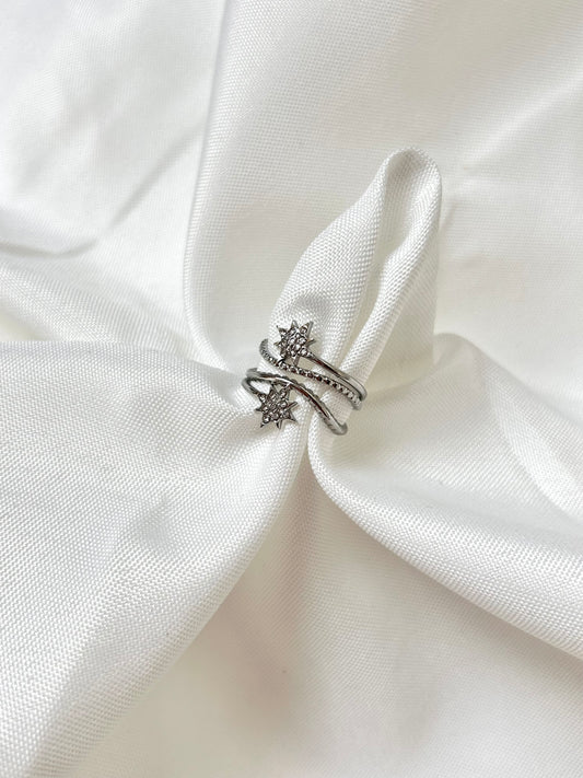 Stacked Star Ring