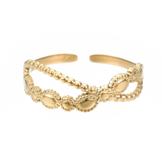 gold twisted ring