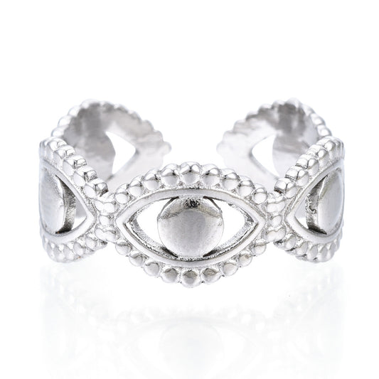 Eye Ring Silver