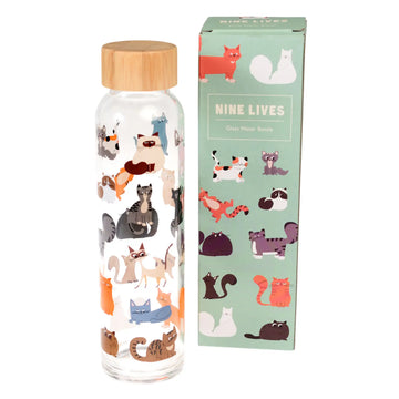 Glazen Waterflesjes Katten