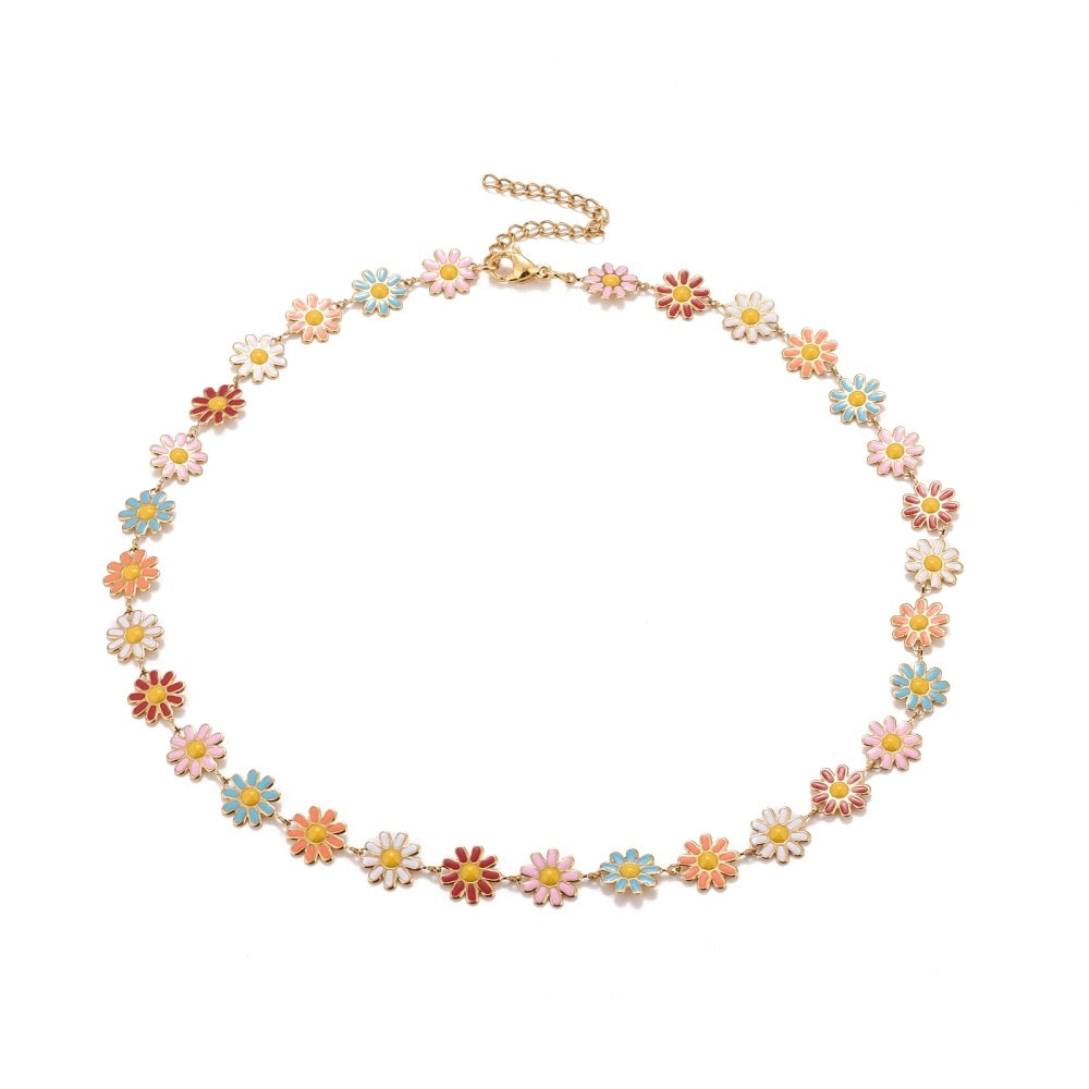 Wildflower Necklace Gold