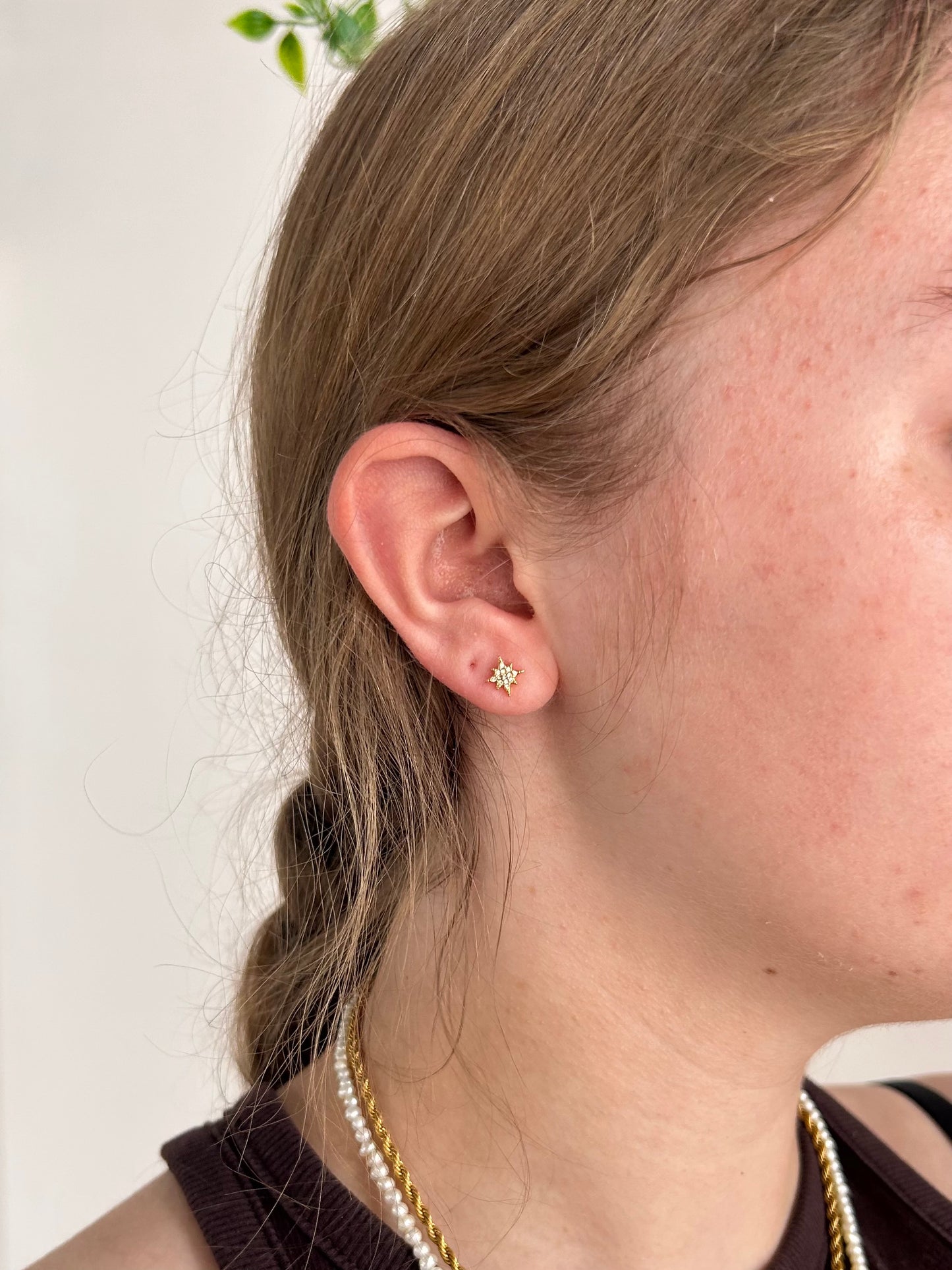Sparkly Star Studs