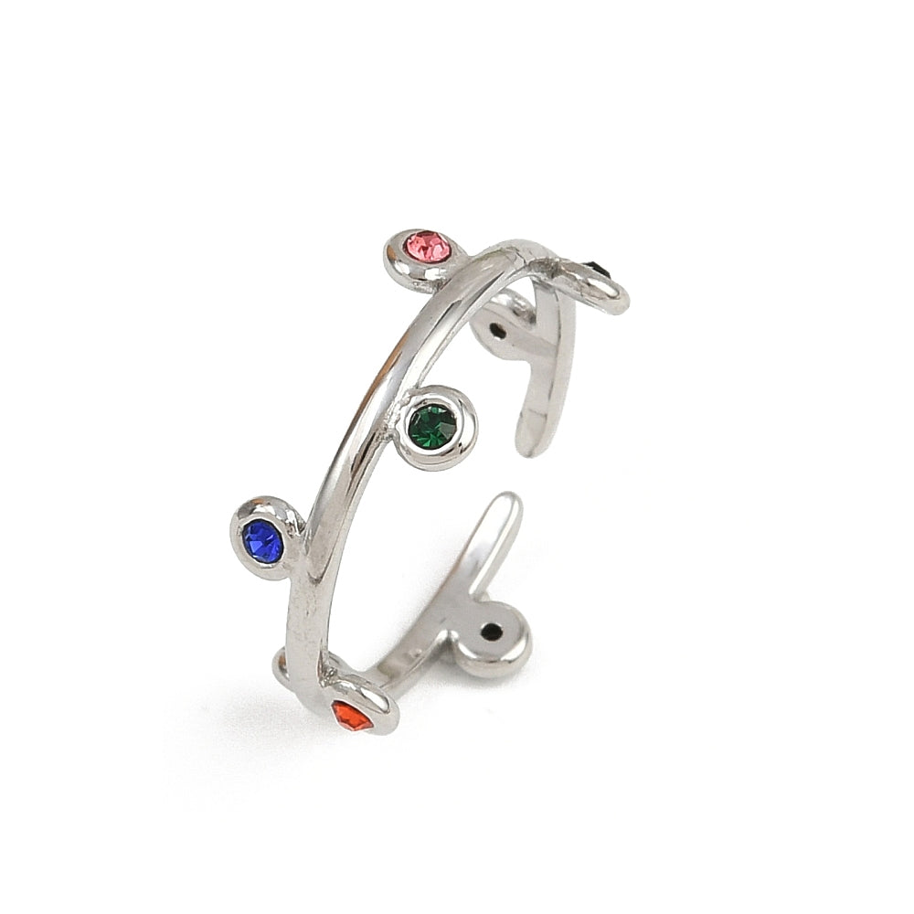 Multicolor Crystal Ring