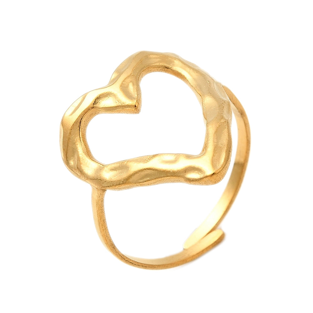 Hollow Heart Ring