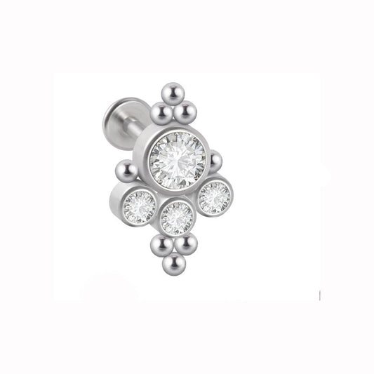 Abstract Crystal Piercing