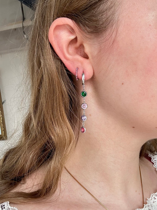 Long Colorful Hoops