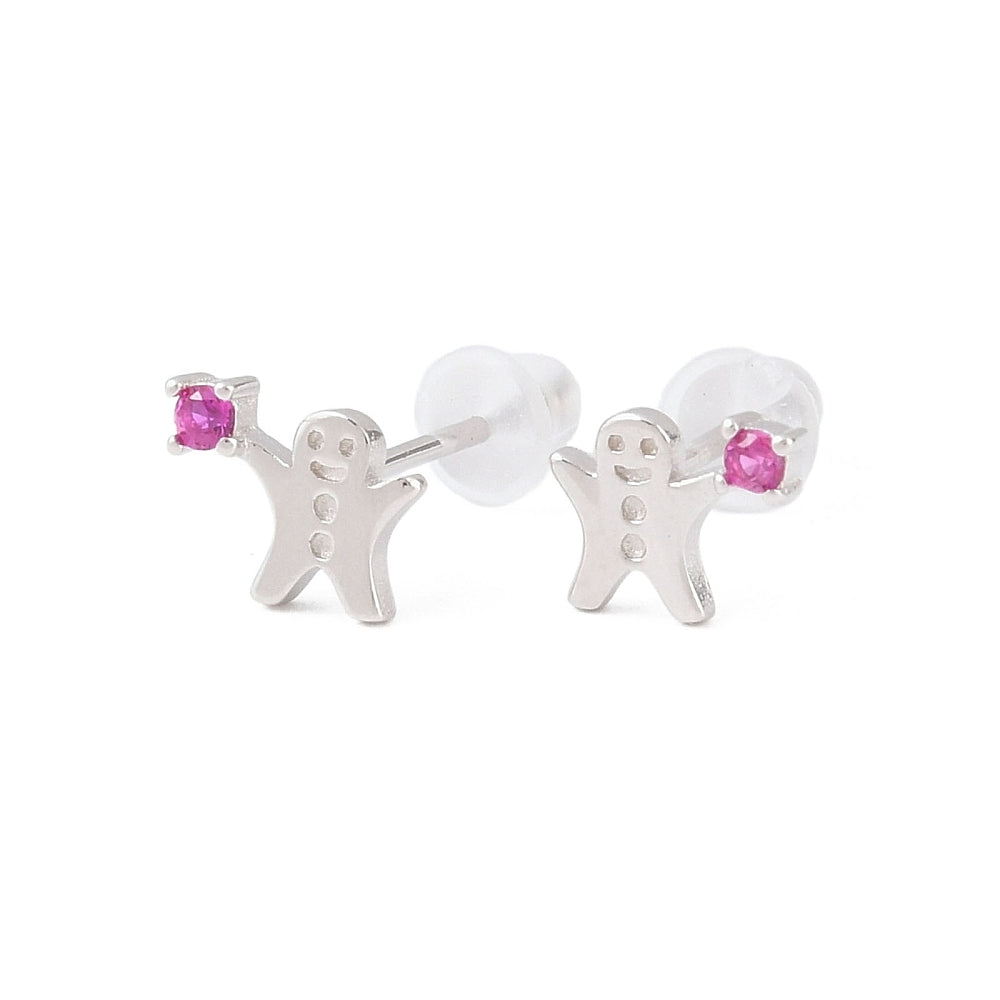 Tiny Gingerbreadman Studs