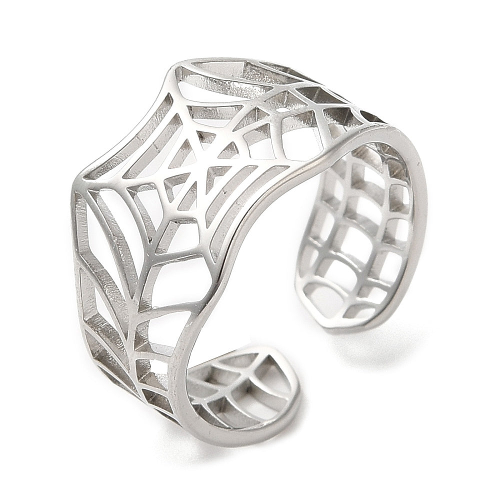 Spiderweb Ring Silver