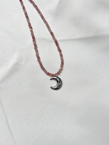 Pink Moon Necklace