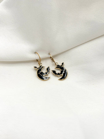 Bat Moon Earrings