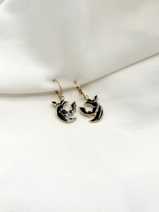 Bat Moon Earrings