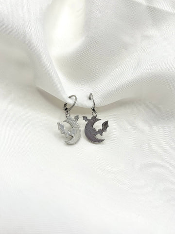 Bat Moon Earrings