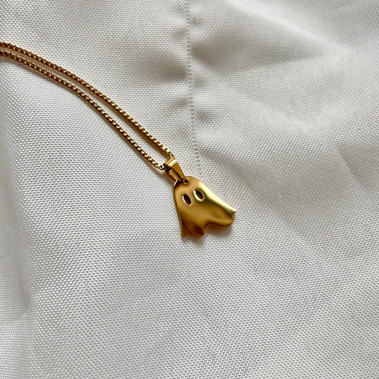 Spooky Necklace Gold