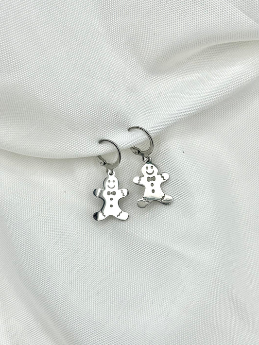 Gingerbread Man Earrings