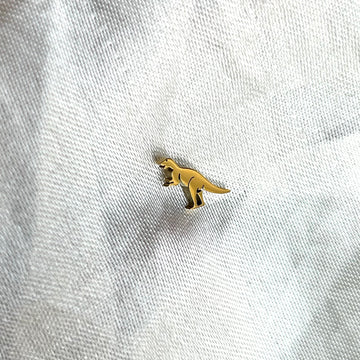 mini gold dino stud
