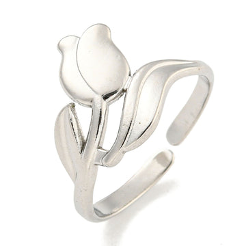 Tulip Ring Silver