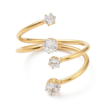 4 Crystals Ring