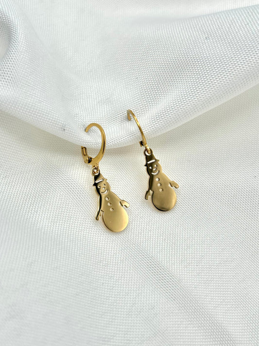 Snowman Earrings
