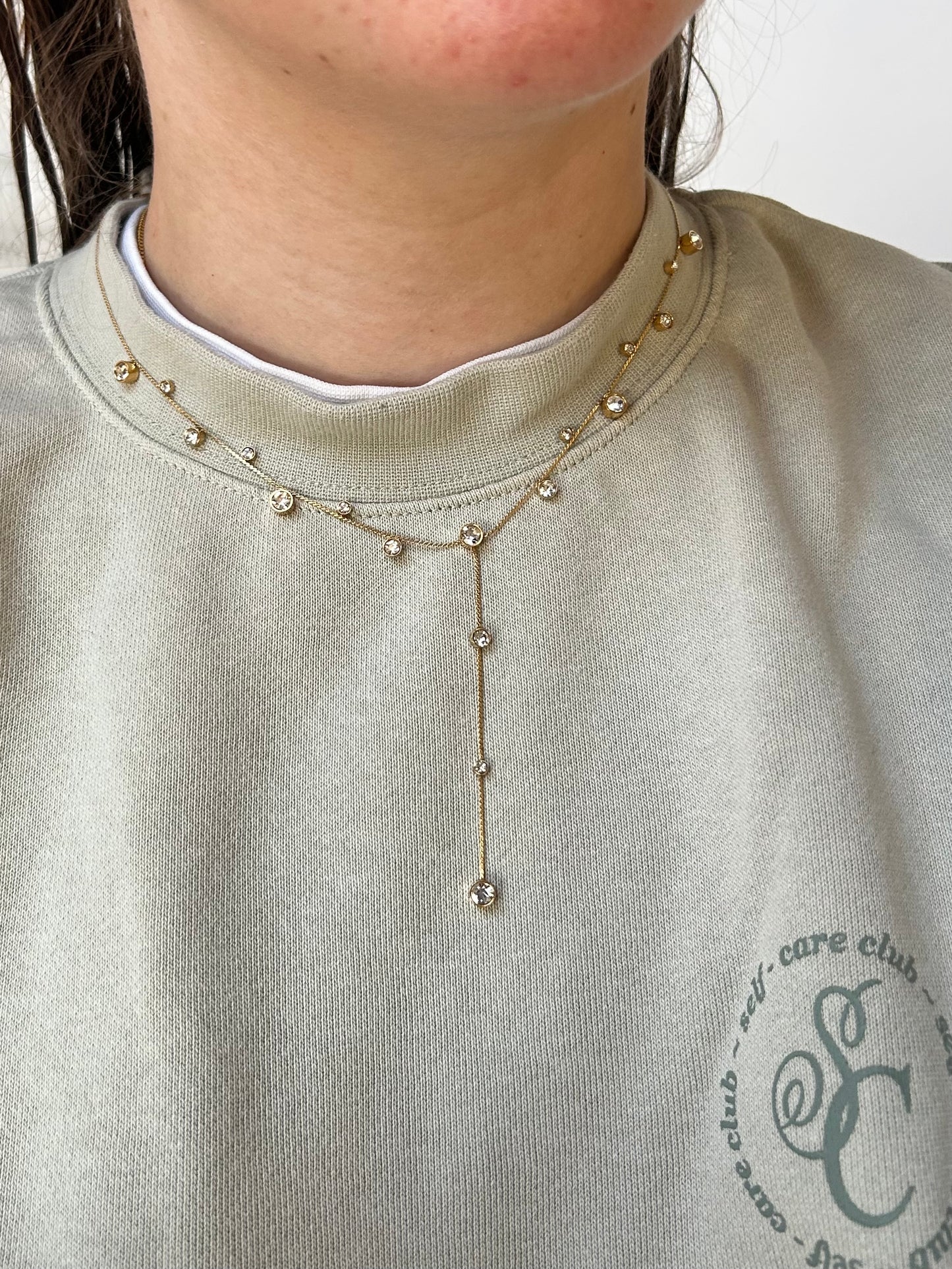 Raindrop Y-Necklace