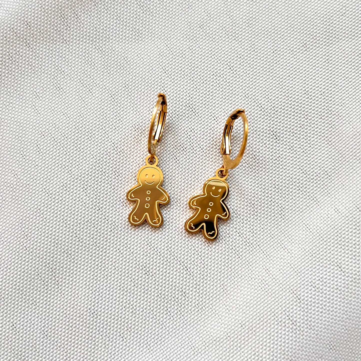 Gingerbread Man Earrings