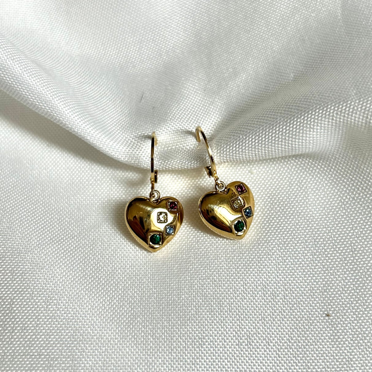 Sparkly Heart Earrings