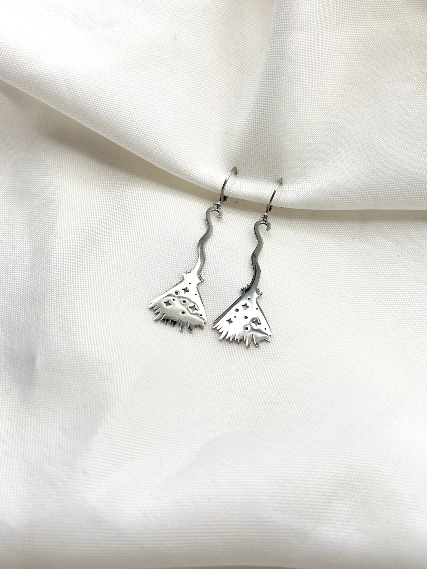 Broom Earrings