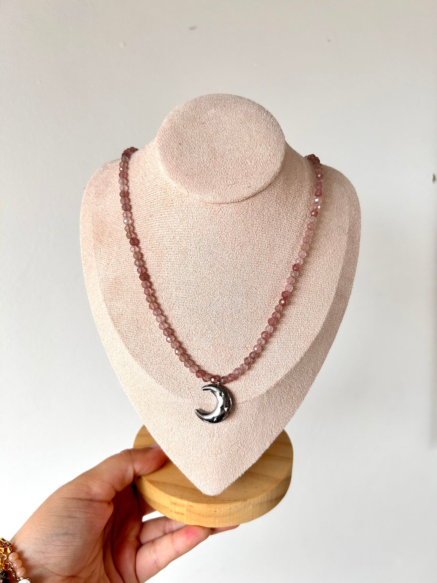 Pink Moon Necklace