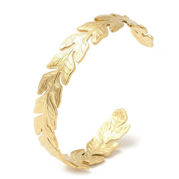 Leaf Bangle Gold
