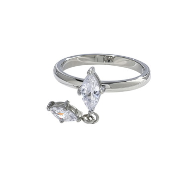 Dangly Crystal Ring