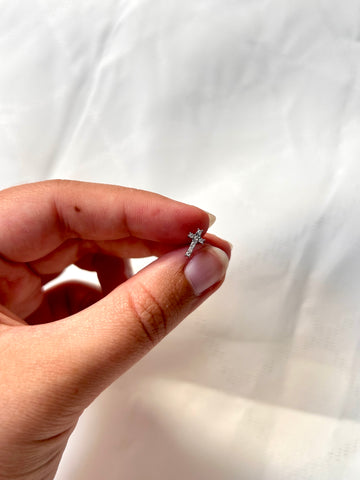 Crystal Cross Piercing