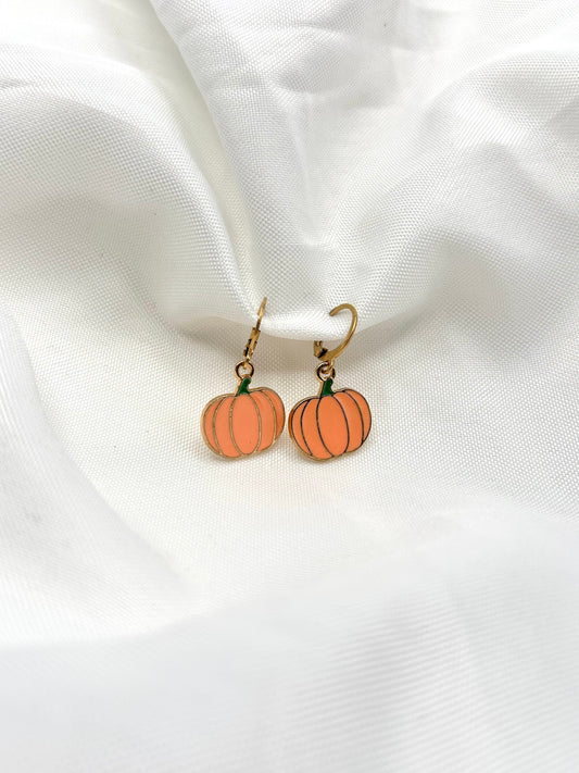 Pumpkin Earrings