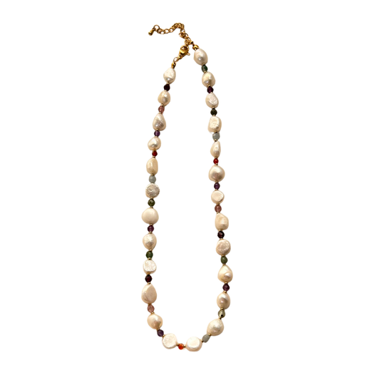 Colorful Pearl Necklace