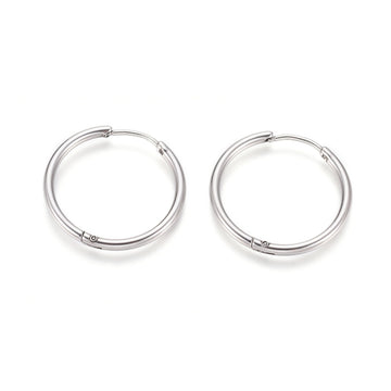Hoops Silver 25mm