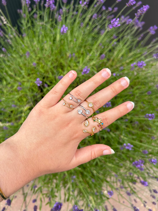 Colorful Flower Ring