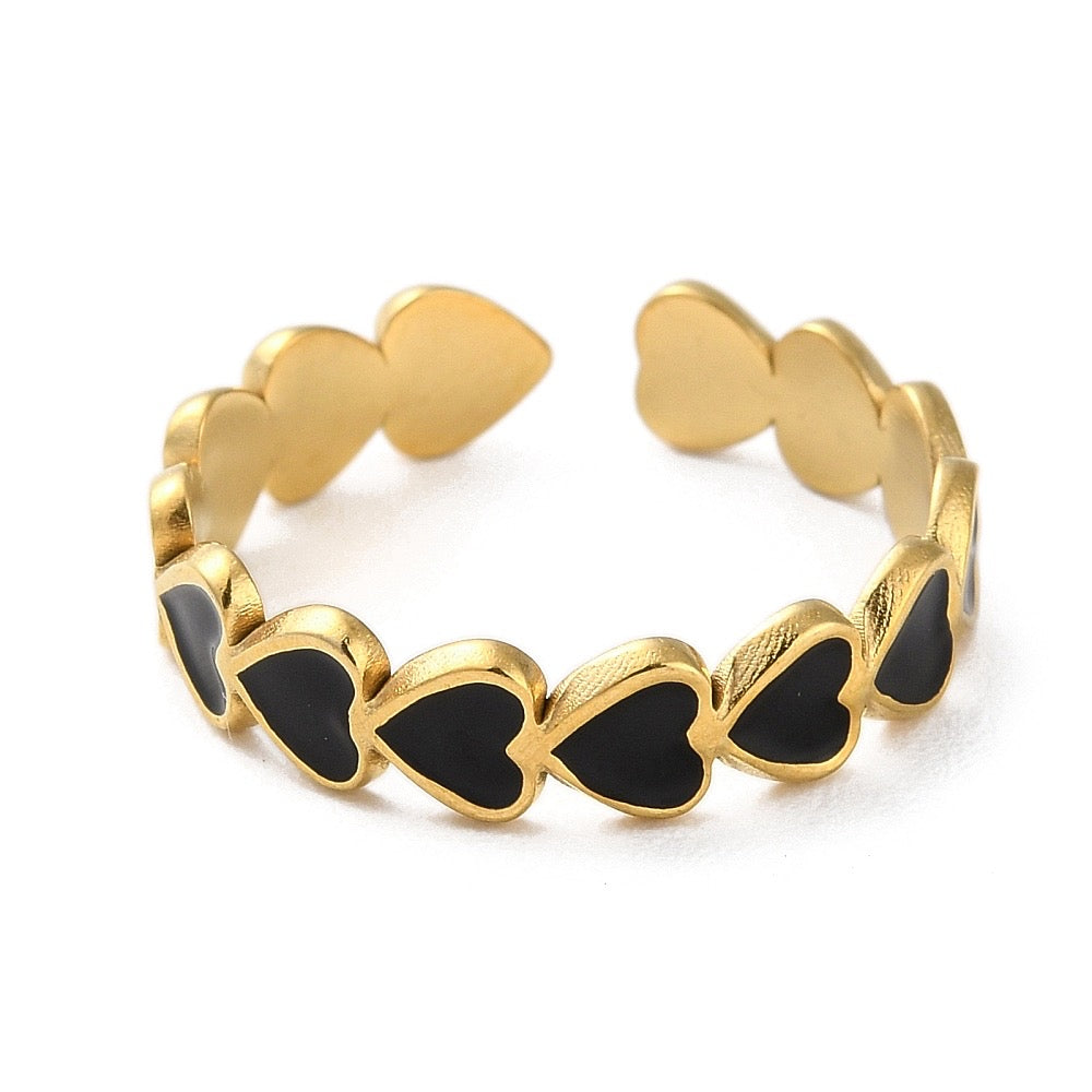 Black Hearts Ring