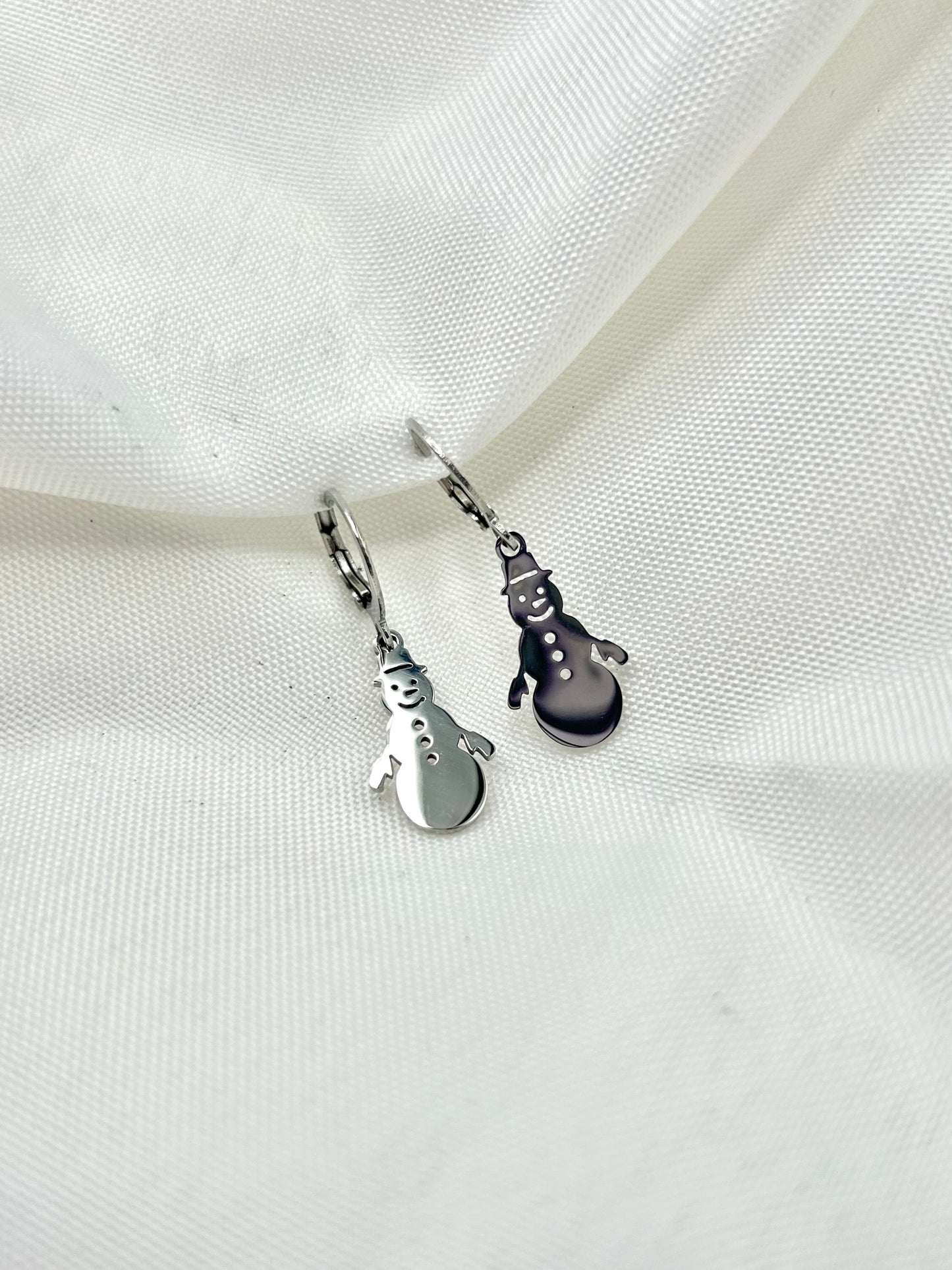 Snowman Earrings