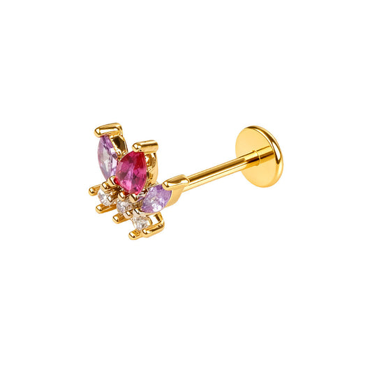 Colorful Crown Piercing