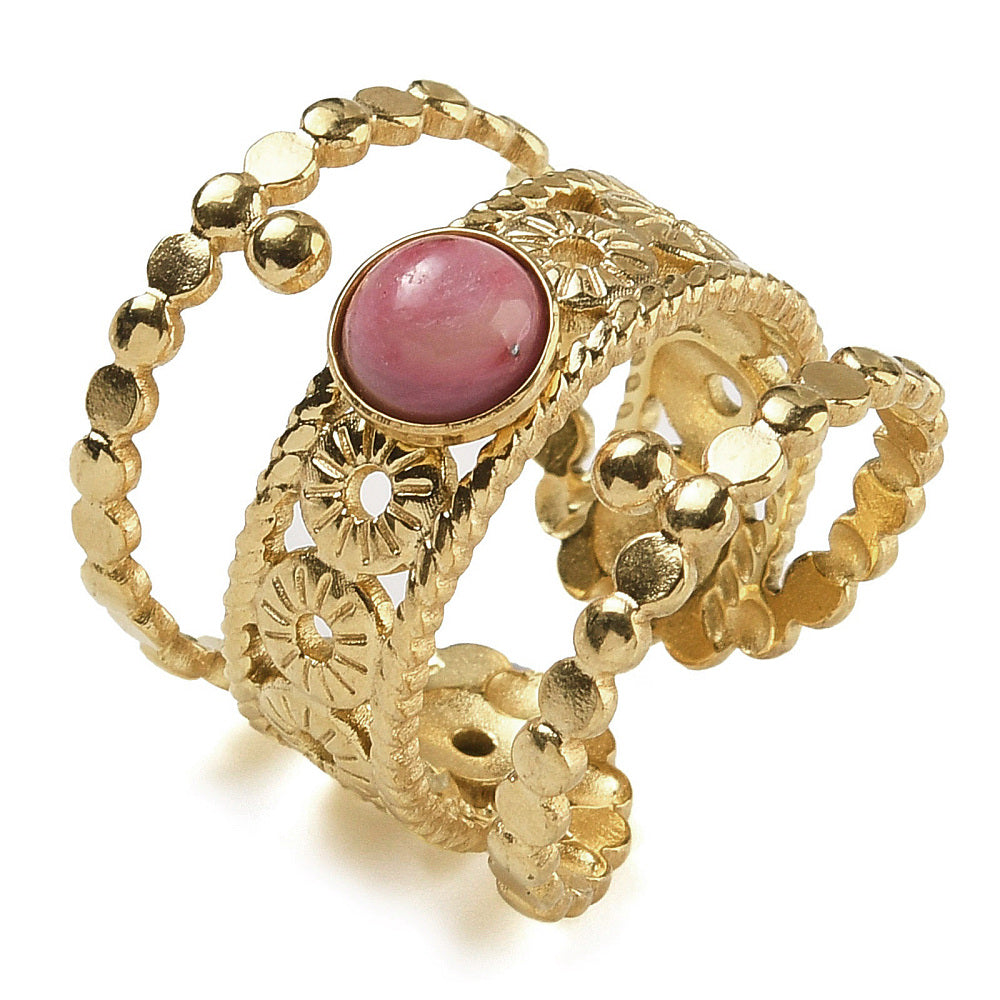 Rhodonite Ring