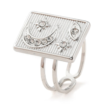 celestial style ring silver