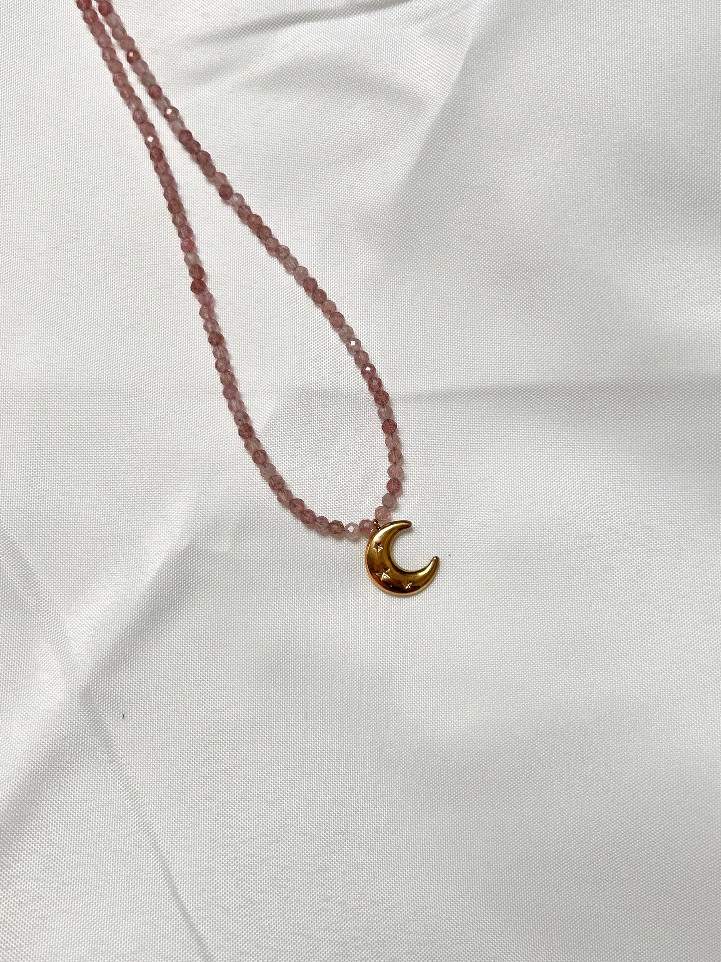 Pink Moon Necklace