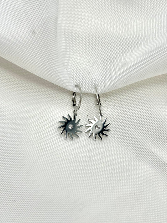 Crystal Sun Earrings