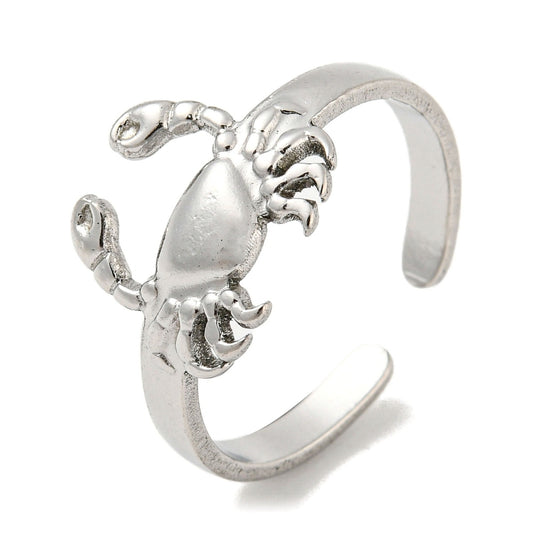 Crab Ring Silver