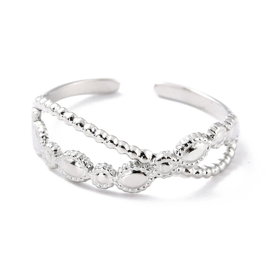 silver twisted ring