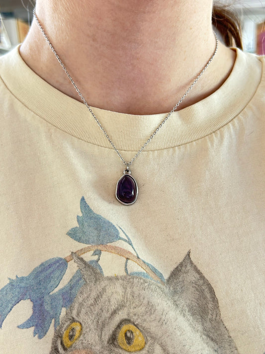 Amethyst Crystal Necklace