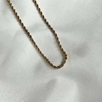 gold twisted necklace