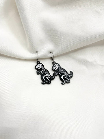 Dino Skelet Earrings